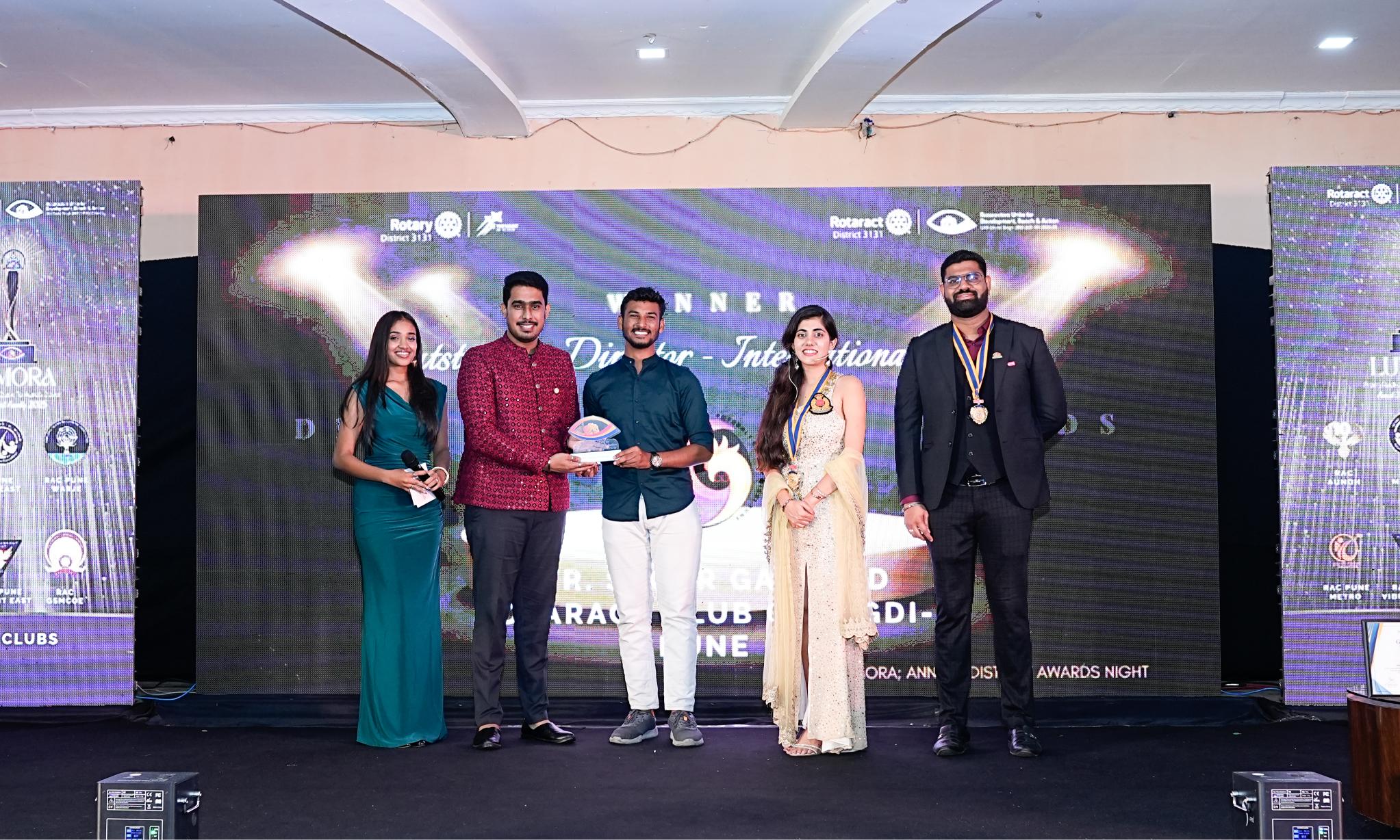 Best International Service Director – _Rtr. Sagar Gaikwad_